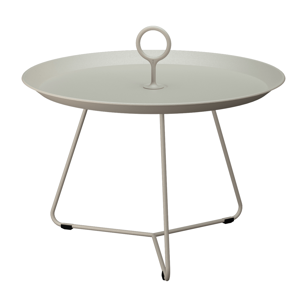 Table d'appoint d'extérieur en aluminium beige 58cm EYELET - Houe - The Cool Republic