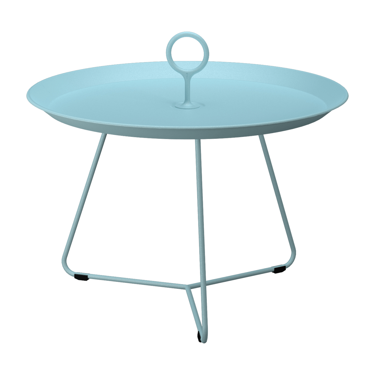 Table d'appoint d'extérieur en aluminium bleu givré 58cm EYELET - Houe - The Cool Republic