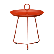 Table d'appoint d'extérieur en aluminium rouge 45cm EYELET - Houe - The Cool Republic