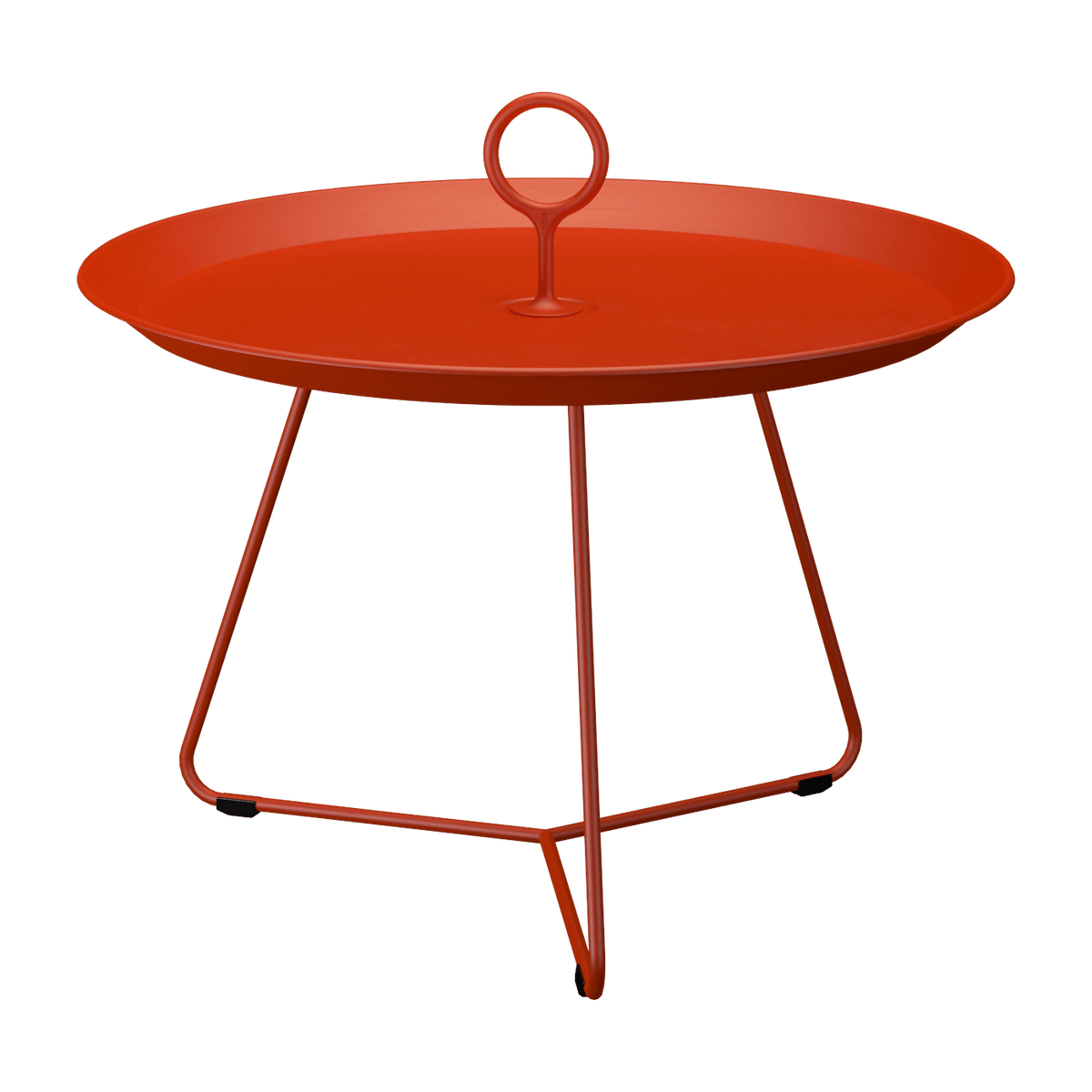 Table d'appoint d'extérieur en aluminium rouge 58cm EYELET - Houe - The Cool Republic