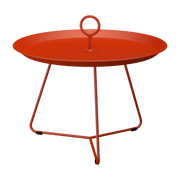 Table d'appoint d'extérieur en aluminium rouge 58cm EYELET - Houe - The Cool Republic