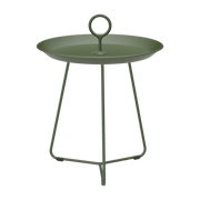 Table d'appoint d'extérieur en aluminium vert olive 45cm EYELET - Houe - The Cool Republic
