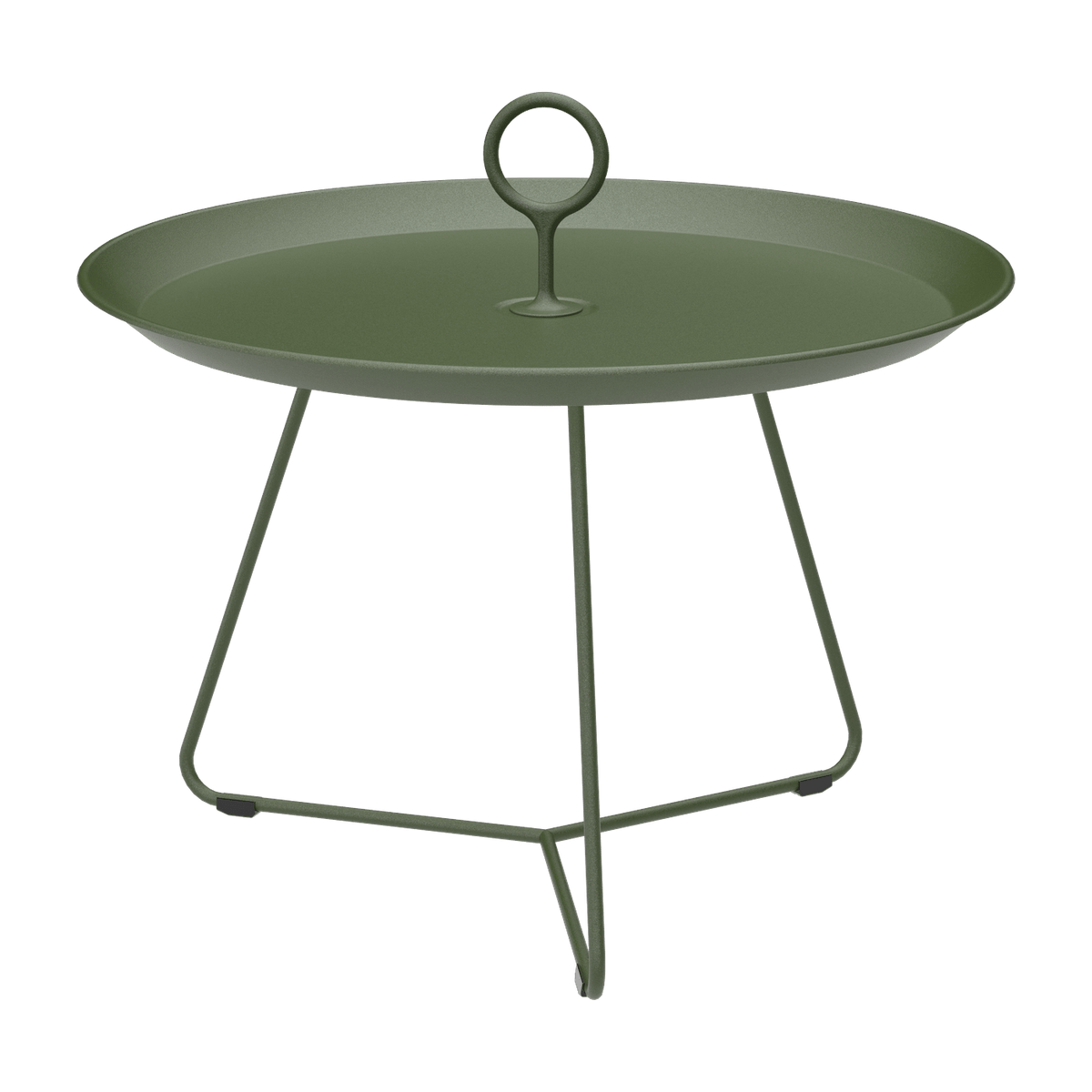 Table d'appoint d'extérieur en aluminium vert olive 58cm EYELET - Houe - The Cool Republic