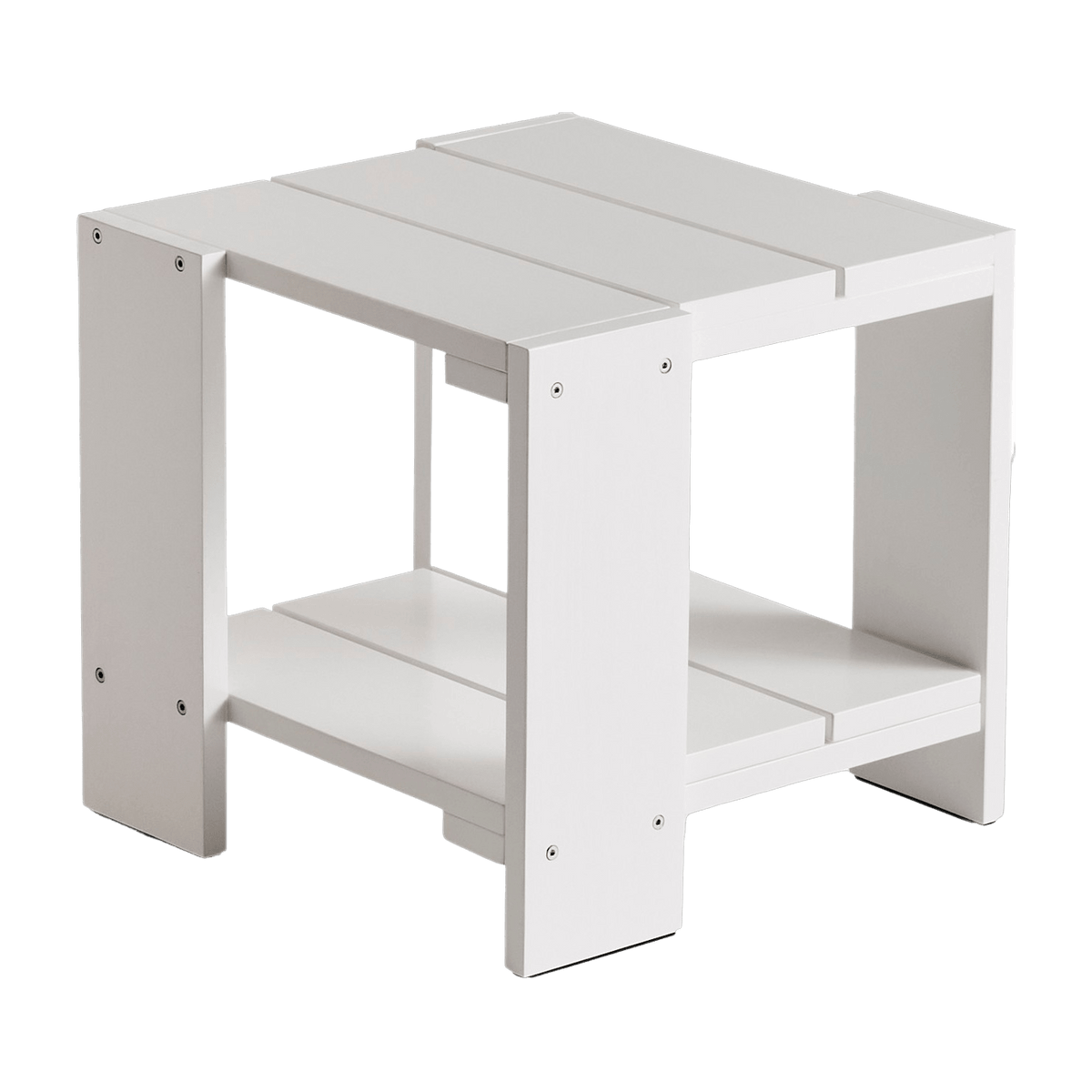 Table d'appoint d'extérieur en pin blanche Crate - Hay - The Cool Republic