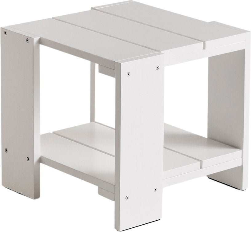 Table d'appoint d'extérieur en pin blanche Crate - Hay - The Cool Republic