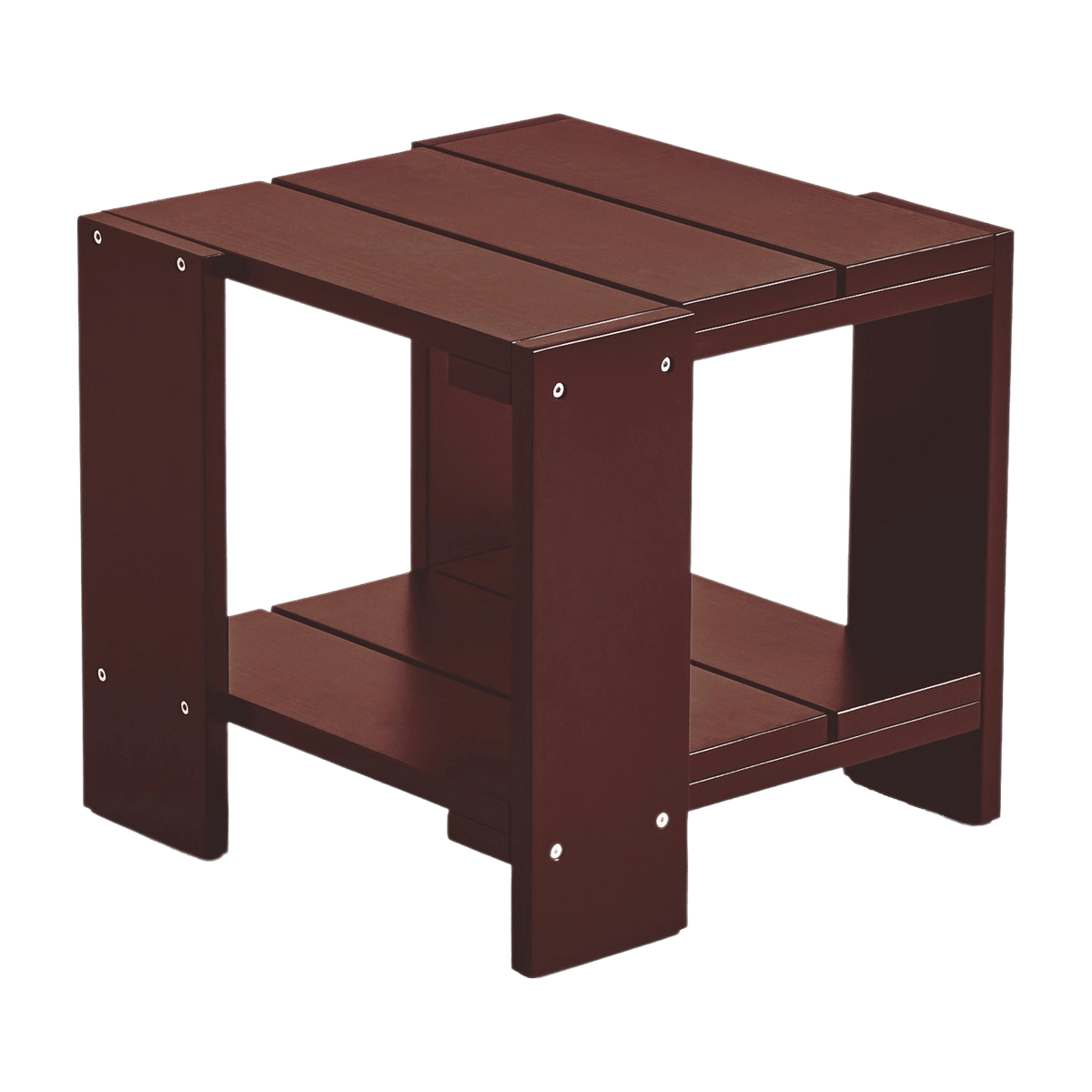 Table d'appoint d'extérieur en pin Iron red Crate - Hay - The Cool Republic