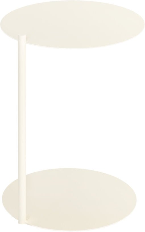Table d'appoint en acier beige Ande - noo.ma - The Cool Republic