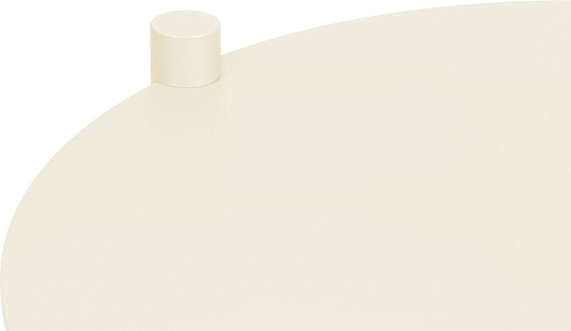 Table d'appoint en acier beige Ande - noo.ma - The Cool Republic