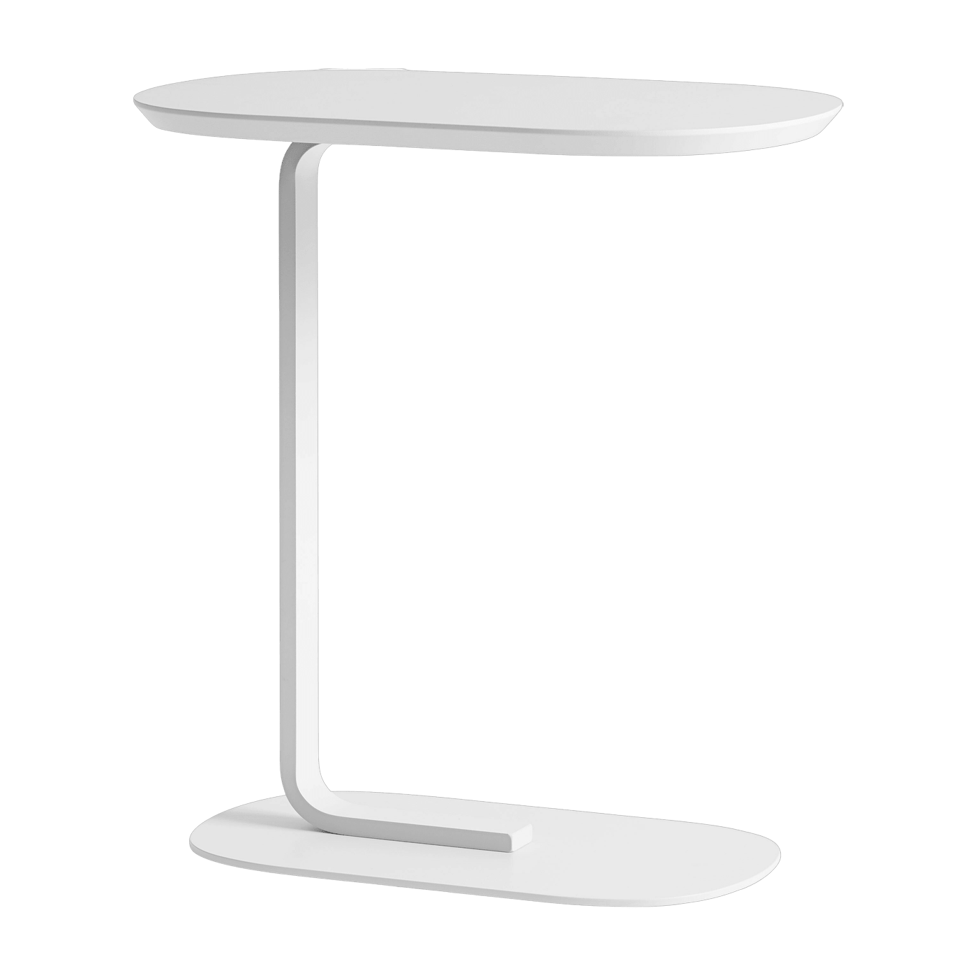 Table d'appoint en acier blanc cassé H 73,5 cm Relate - Muuto - The Cool Republic