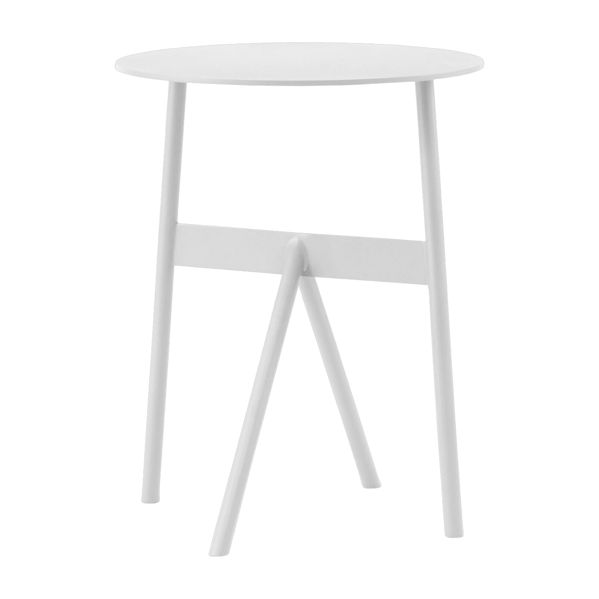 Table d'appoint en acier blanc Ø37cm Stock blanc - Normann Copenhagen - The Cool Republic