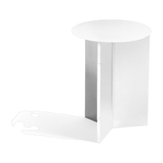 Table d'appoint en acier blanche Slit - HAY - The Cool Republic