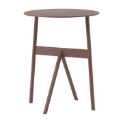 Bordeaux steel side table Ø37cm Stook Wine - Normann Copenhagen - The Cool Republic