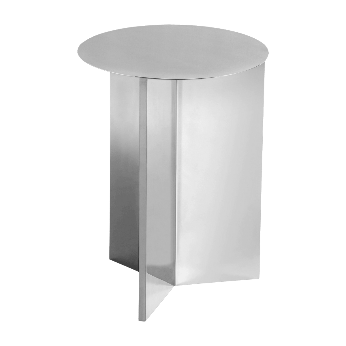 Table d'appoint en acier effet miroir Slit - HAY - The Cool Republic