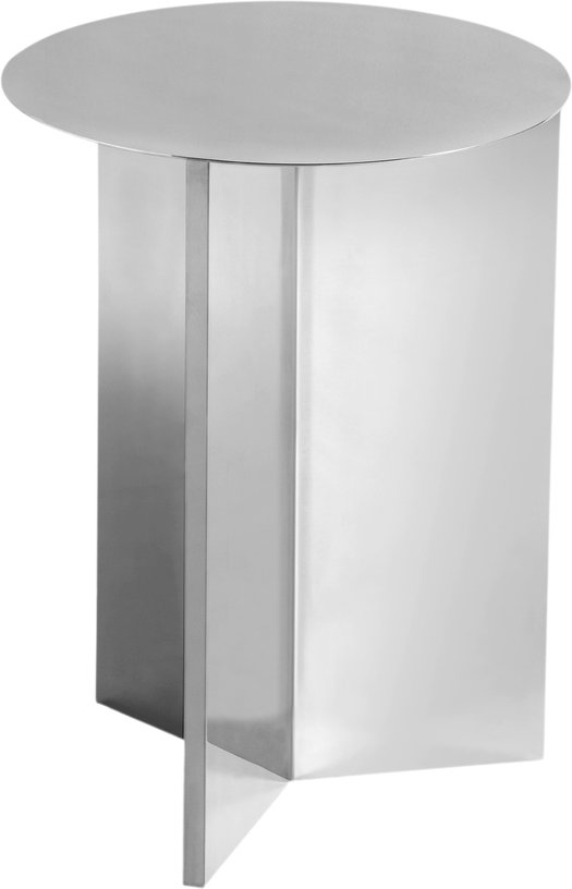 Table d'appoint en acier effet miroir Slit - HAY - The Cool Republic