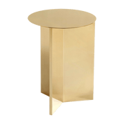 Table d'appoint en acier finition laiton Slit - HAY - The Cool Republic