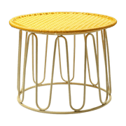 Table d'appoint en acier jaune Circo - Ames - The Cool Republic