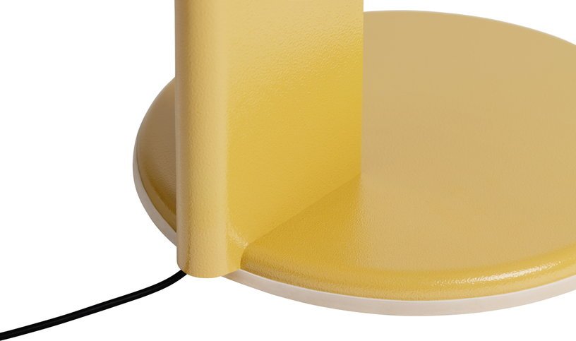 Table d'appoint en acier jaune ocre 56 cm Lolly - Hem - The Cool Republic