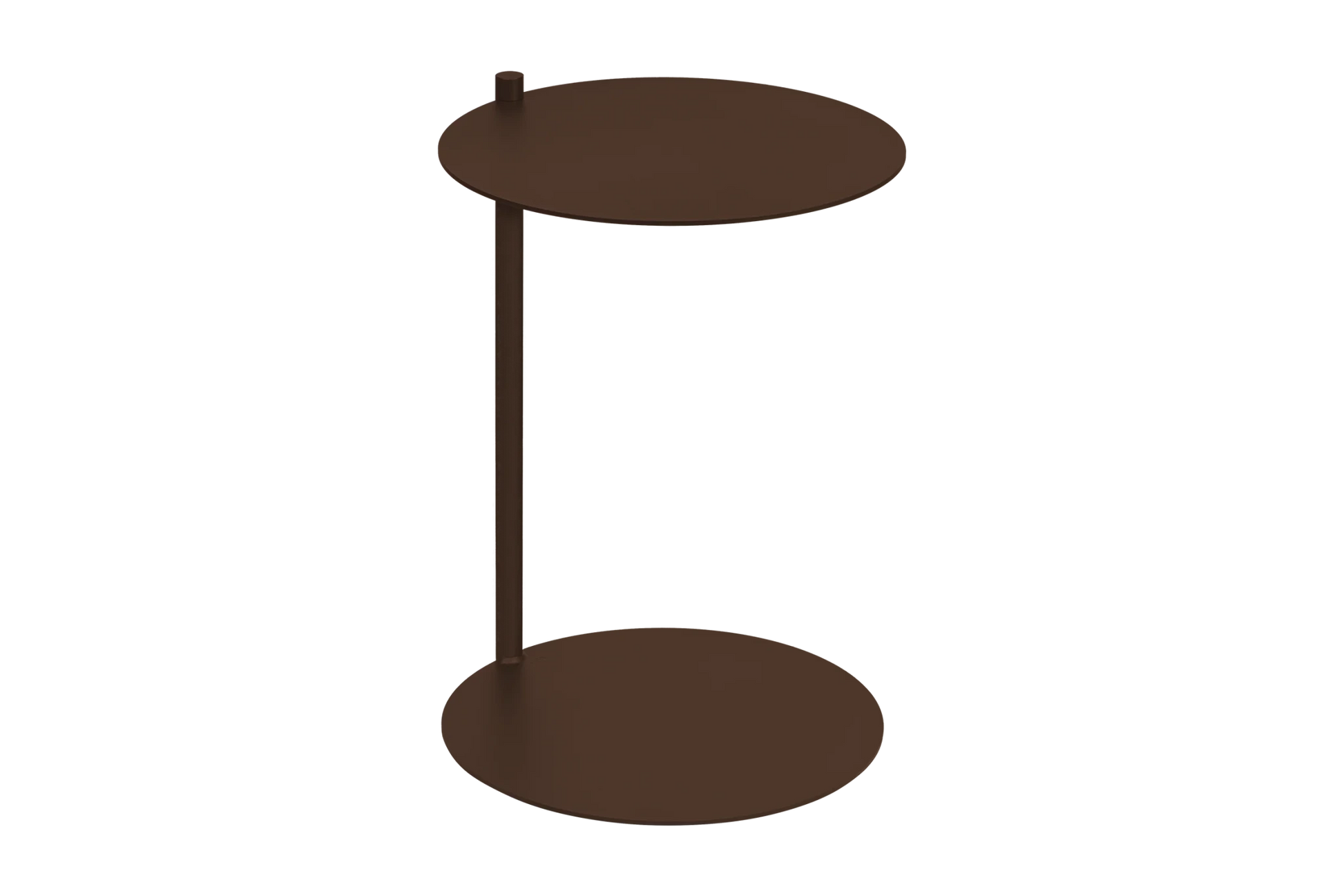 Table d'appoint en acier marron cacao Ande - noo.ma - The Cool Republic