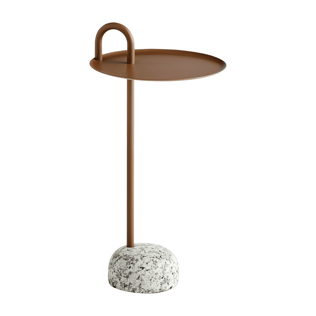 Table d'appoint en acier marron pâle Bowler - Hay - The Cool Republic