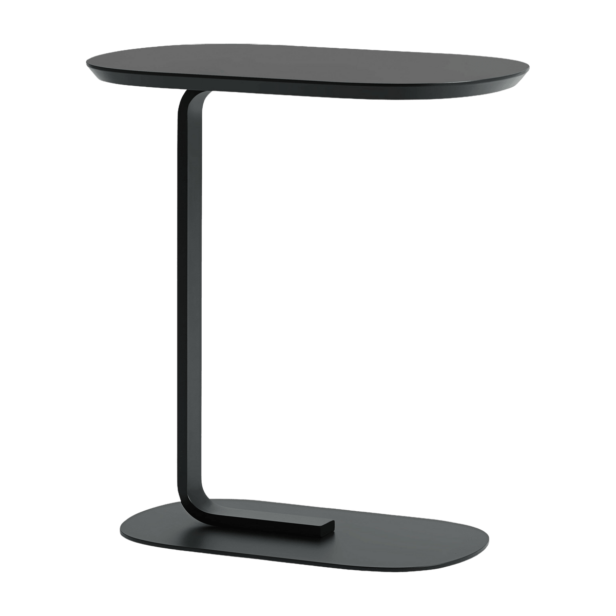 Table d'appoint en acier noir H 73,5 cm Relate - Muuto - The Cool Republic