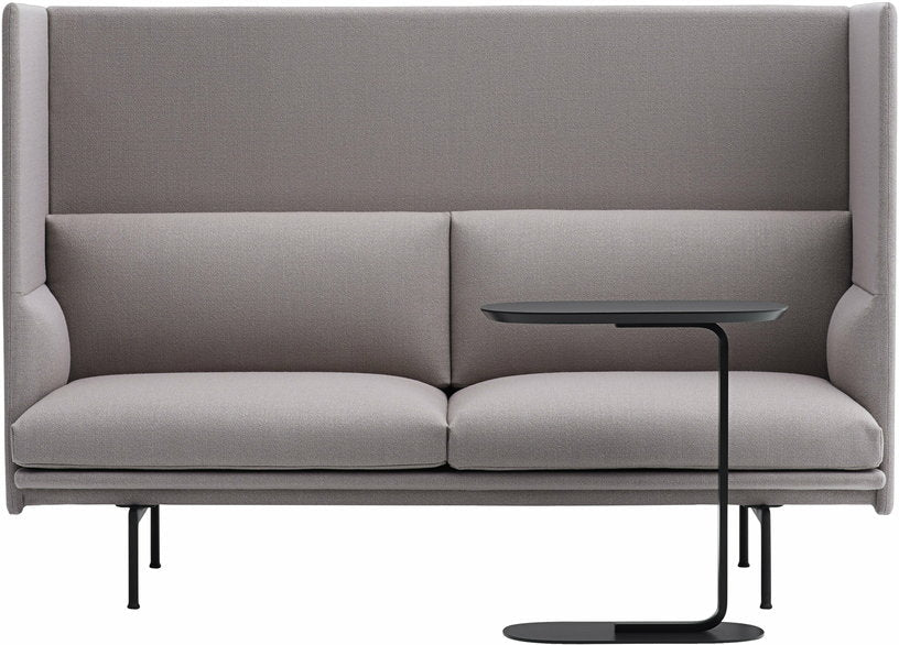 Table d'appoint en acier noir H 73,5 cm Relate - Muuto - The Cool Republic