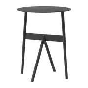 Table d'appoint en acier noir Ø37cm Stook noir - Normann Copenhagen - The Cool Republic
