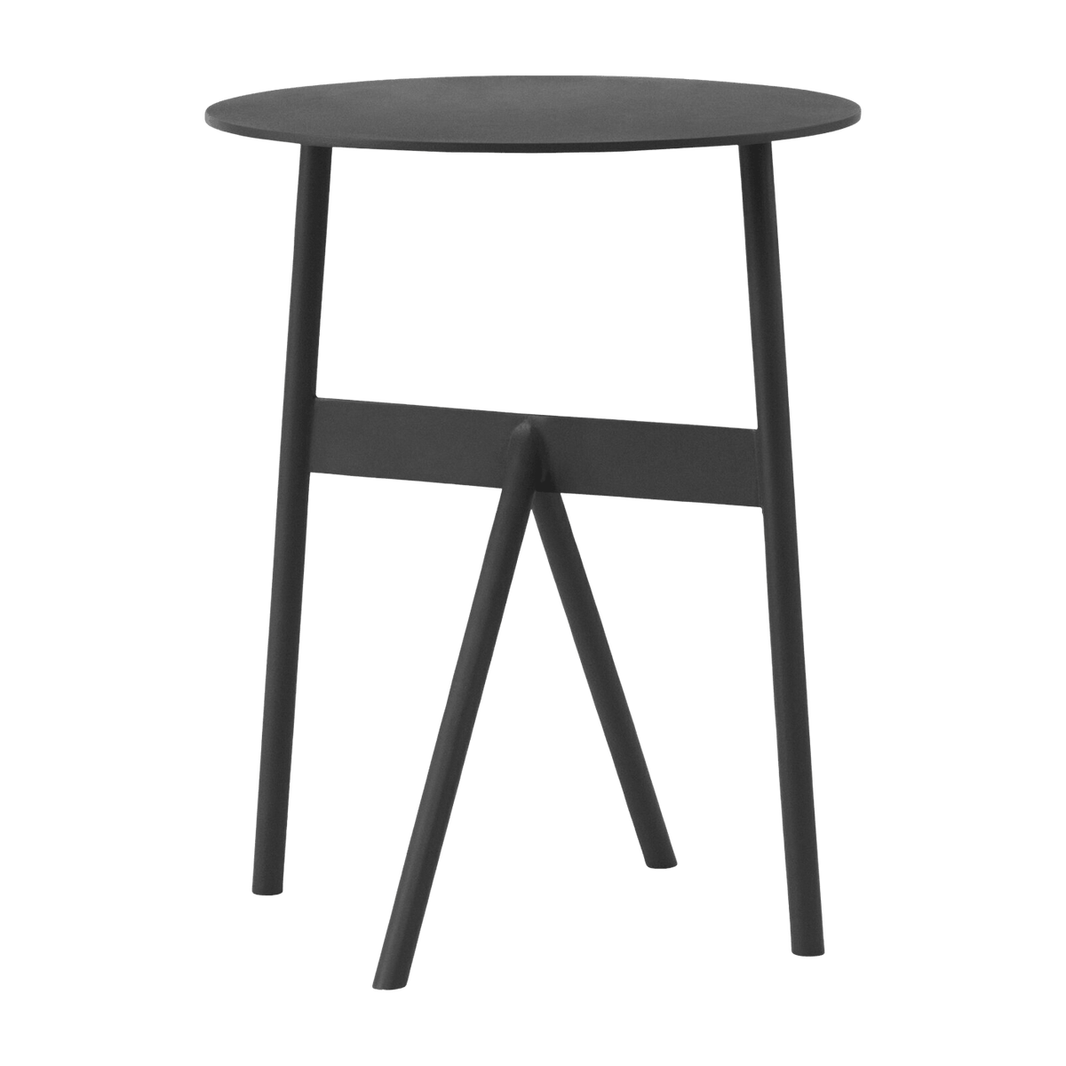 Table d'appoint en acier noir Ø37cm Stook noir - Normann Copenhagen - The Cool Republic