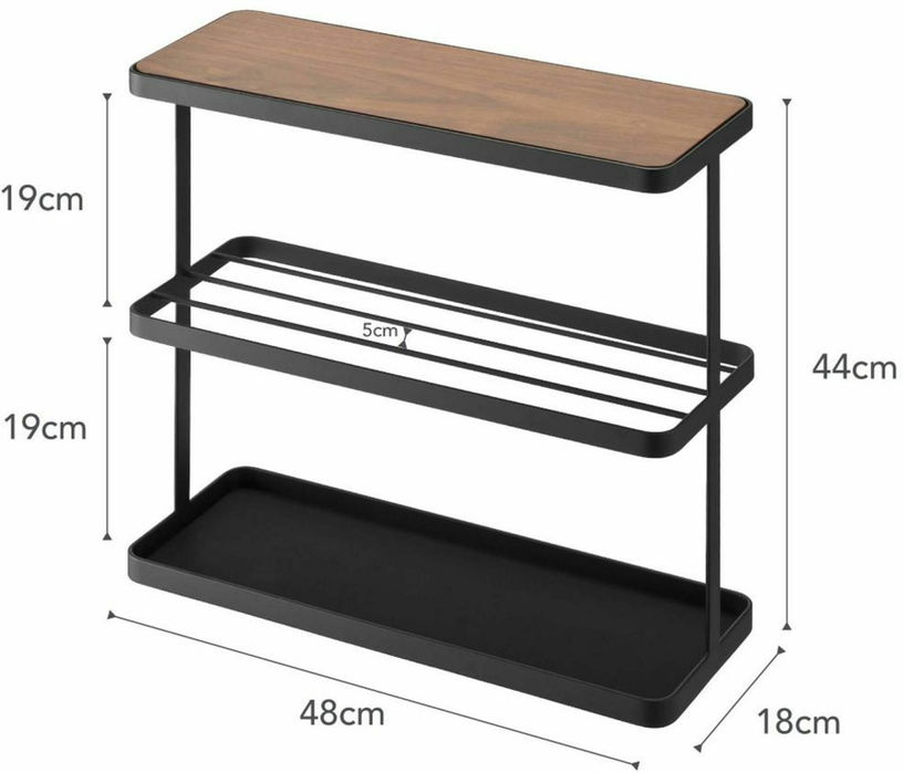 Table d'appoint en acier noir - Yamazaki - The Cool Republic