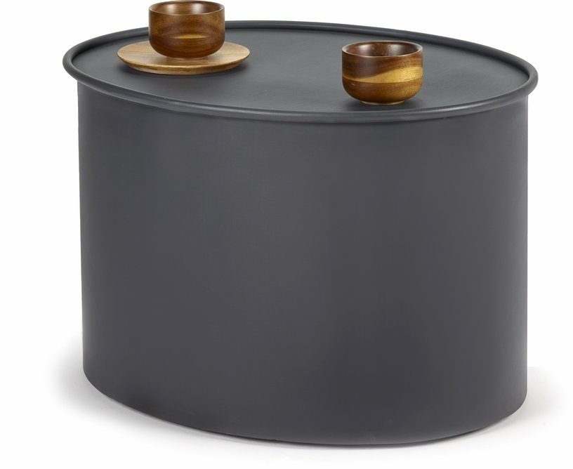 Table d'appoint en acier noire - Serax - The Cool Republic