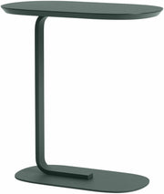 Table d'appoint en acier vert foncé H 73,5 cm Relate - Muuto - The Cool Republic