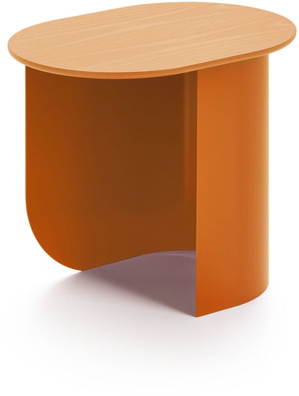 Table d'appoint en bois de hêtre caramel 32x44x40cm Plateau - Fest Amsterdam - The Cool Republic