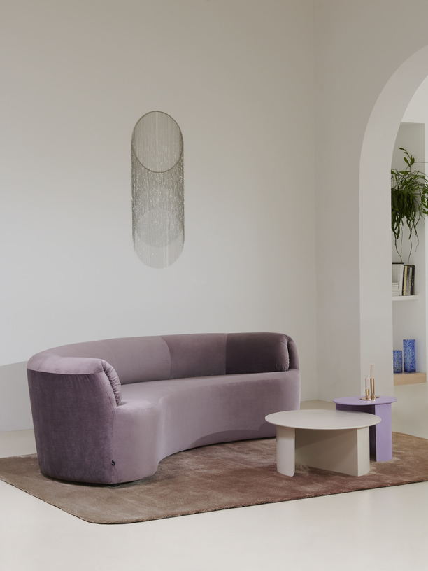 Table d'appoint en bois de hêtre violet lilas 32x44x40cm Plateau - Fest Amsterdam - The Cool Republic