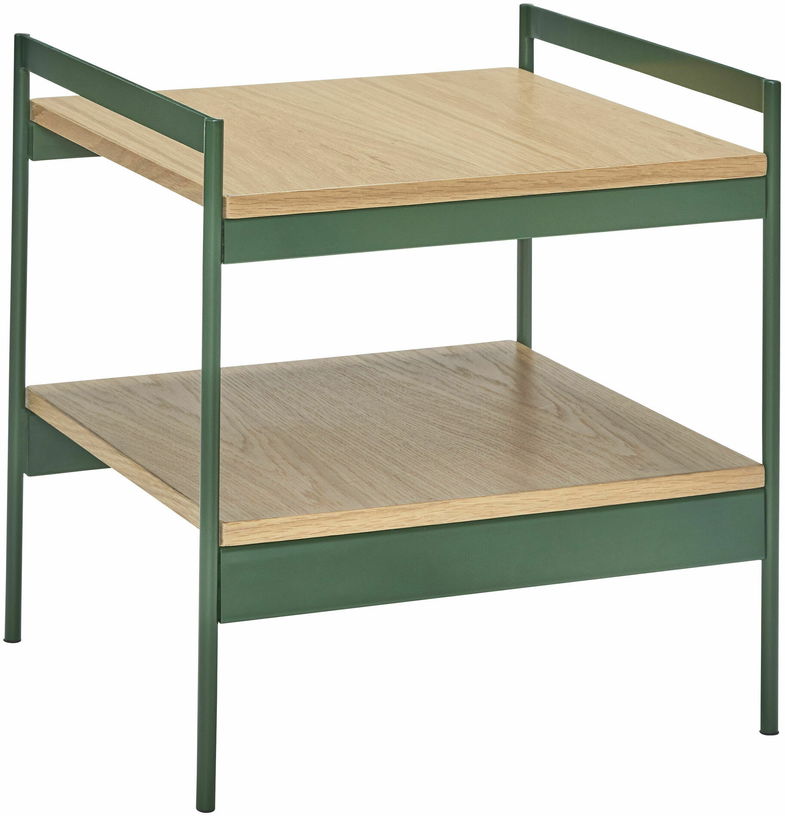 Table d'appoint en bois et métal vert Jaunty - Hübsch - The Cool Republic