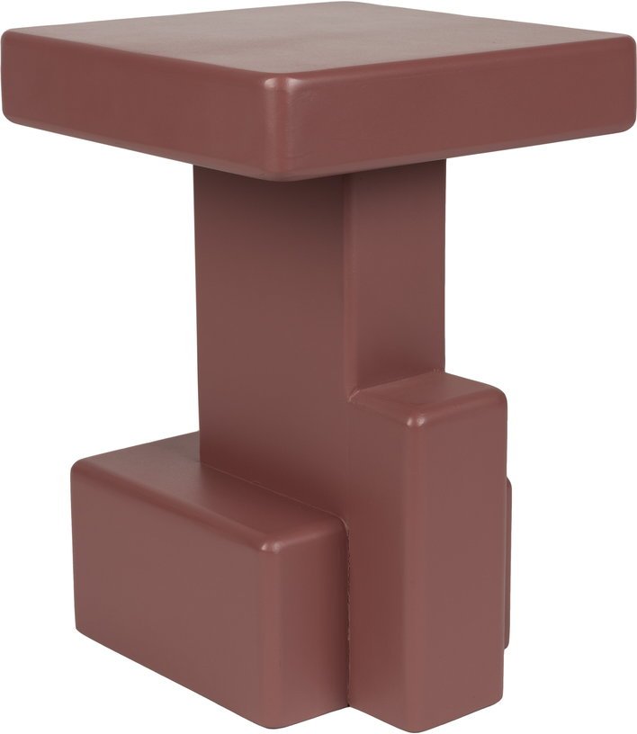 Table d'appoint en bois laqué rouge 35x35x50cm Neo - The Cool Republic - The Cool Republic