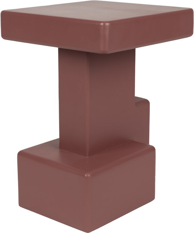 Table d'appoint en bois laqué rouge 35x35x50cm Neo - The Cool Republic - The Cool Republic