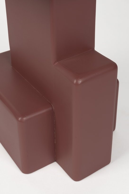 Table d'appoint en bois laqué rouge 35x35x50cm Neo - The Cool Republic - The Cool Republic