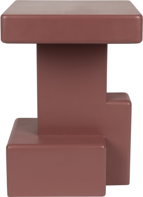 Table d'appoint en bois laqué rouge 35x35x50cm Neo - The Cool Republic - The Cool Republic
