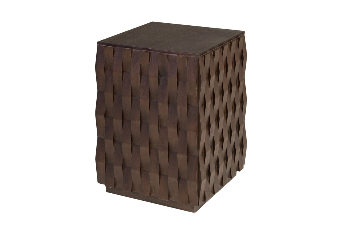 Table d'appoint en bois mindi foncé 37x52cm Naga - Versmissen - The Cool Republic