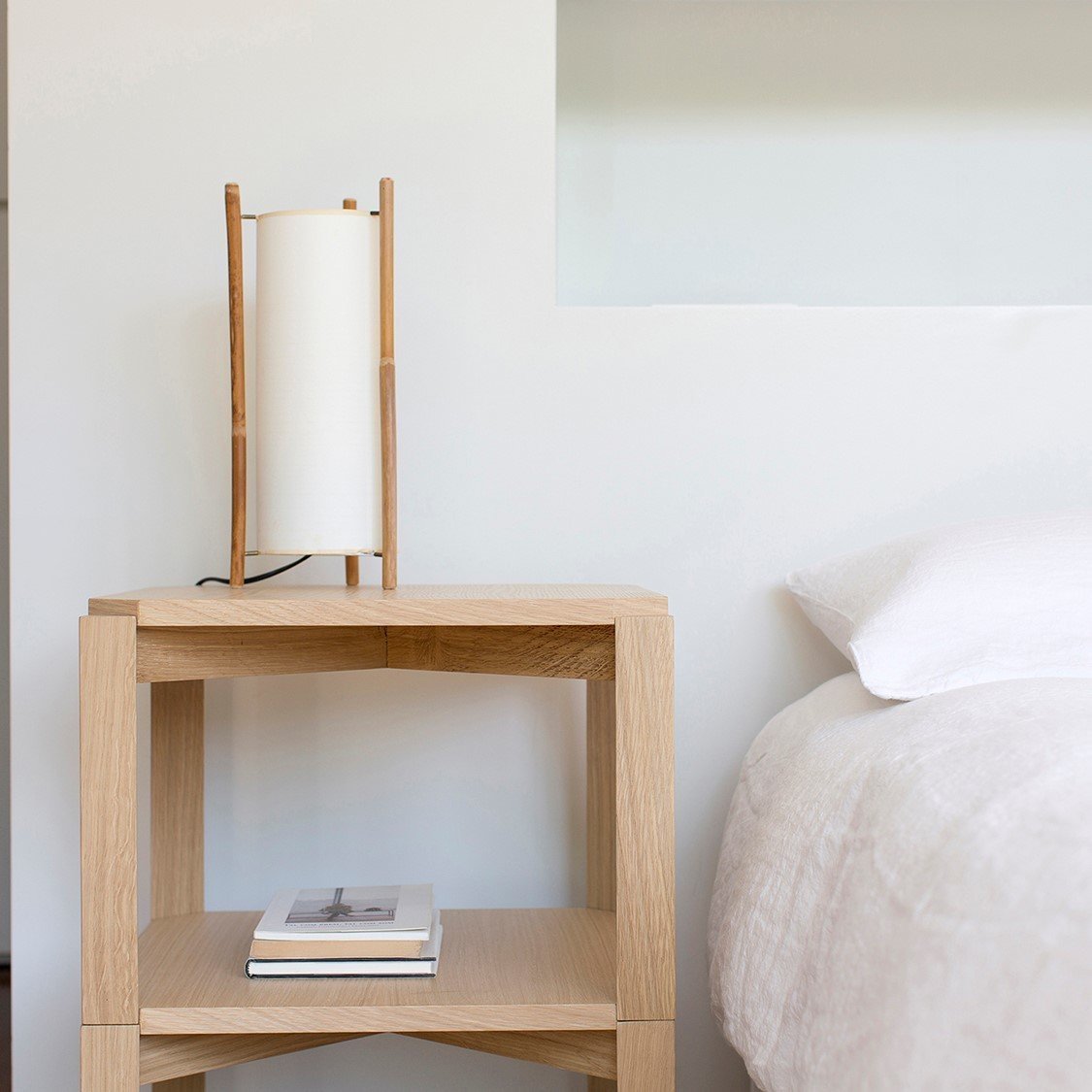 Stackable oak side table MMS - Mobles 114 - The Cool Republic