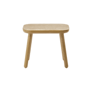 Table d'appoint en chêne et travertin 35x50x43cm Paff - Umage - The Cool Republic