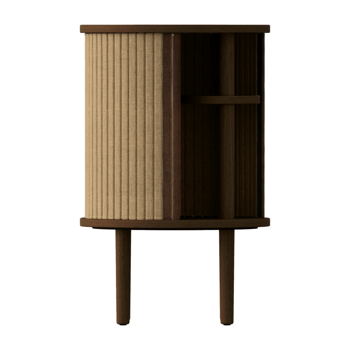 Table d'appoint en chêne foncé beige 59,3 x 38 cm Audacious - UMAGE - The Cool Republic