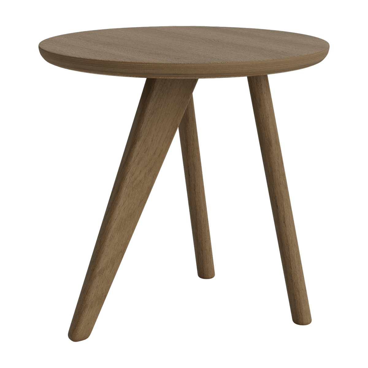 Table d'appoint en chêne fumé clair massif Fin - NORR11 - The Cool Republic