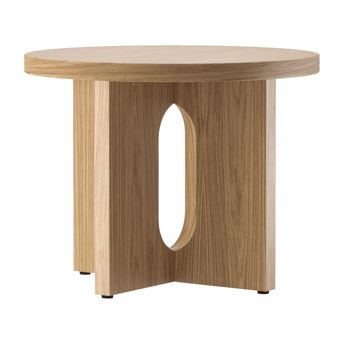Table d'appoint en chêne massif 40 x 50 cm Androgyne - Audo - The Cool Republic