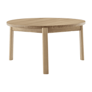 Table d'appoint en chêne naturel 80 x 38 cm Passage - Audo - The Cool Republic