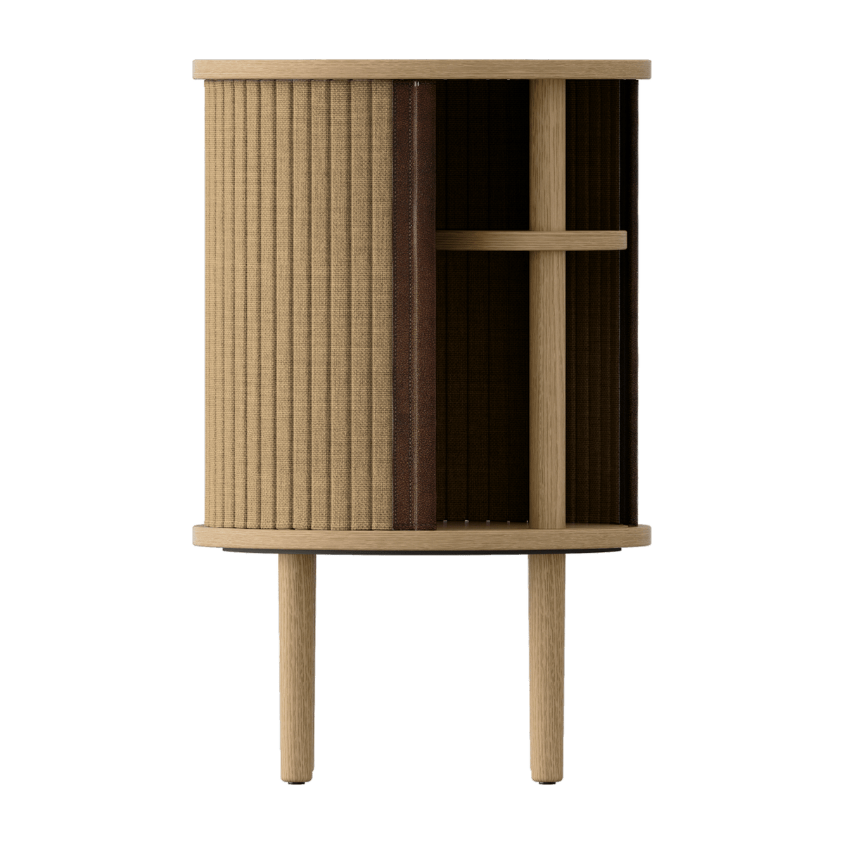 Table d'appoint en chêne naturel beige 59,3 x 38 cm Audacious - UMAGE - The Cool Republic