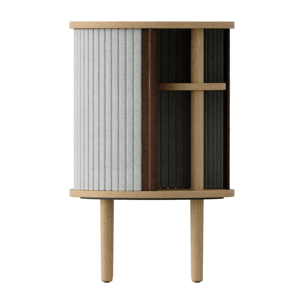 Table d'appoint en chêne naturel gris clair 59,3 x 38 cm Audacious - UMAGE - The Cool Republic