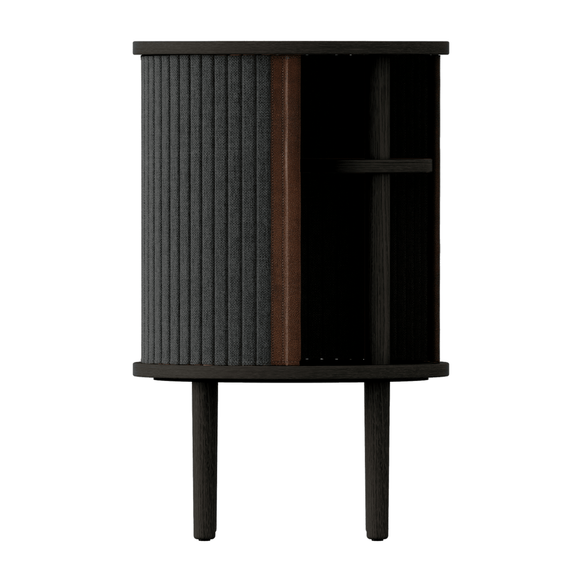 Table d'appoint en chêne noir 59,3 x 38 cm Audacious - UMAGE - The Cool Republic