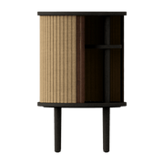 Table d'appoint en chêne noir et beige 59,3 x 38 cm Audacious - UMAGE - The Cool Republic