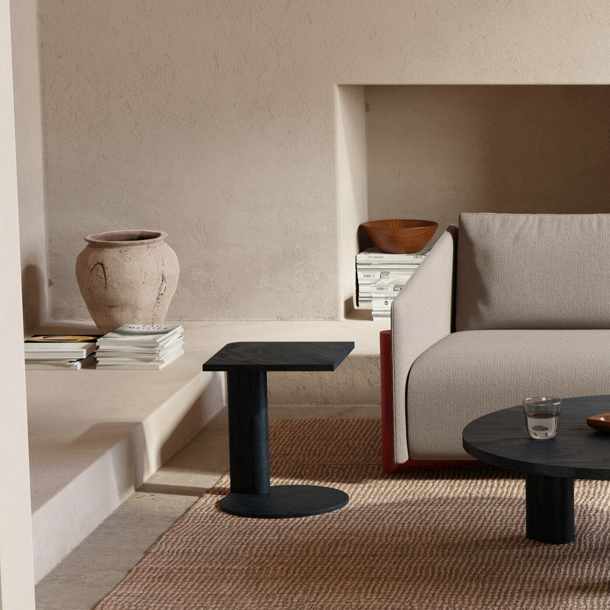 Table d'appoint en chêne noire Galta Forte Side - Kann Design - The Cool Republic