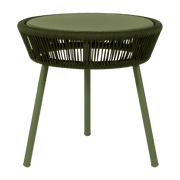 Table d'appoint en corde vert 51 x 51 cm Loop - Vincent Sheppard - The Cool Republic